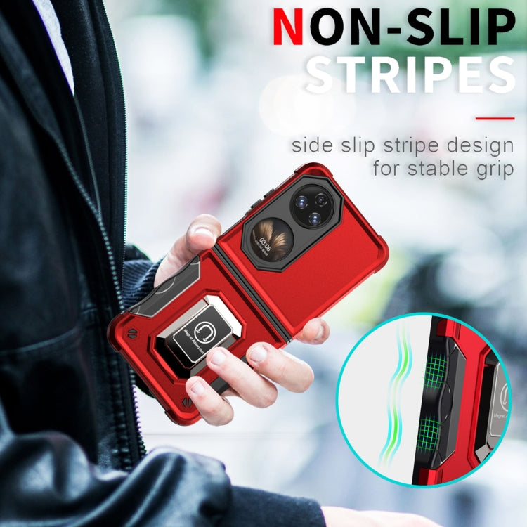 For Huawei P50 Pocket Ring Holder Non-slip Armor Phone Case