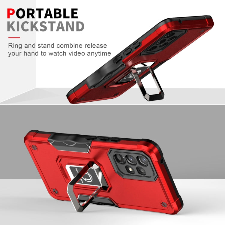 For Samsung Galaxy A53 5G Ring Holder Non-slip Armor Phone Case