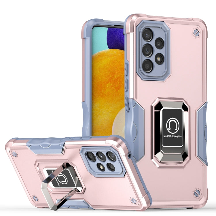 For Samsung Galaxy A53 5G Ring Holder Non-slip Armor Phone Case