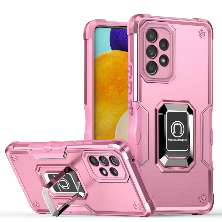 For Samsung Galaxy A53 5G Ring Holder Non-slip Armor Phone Case
