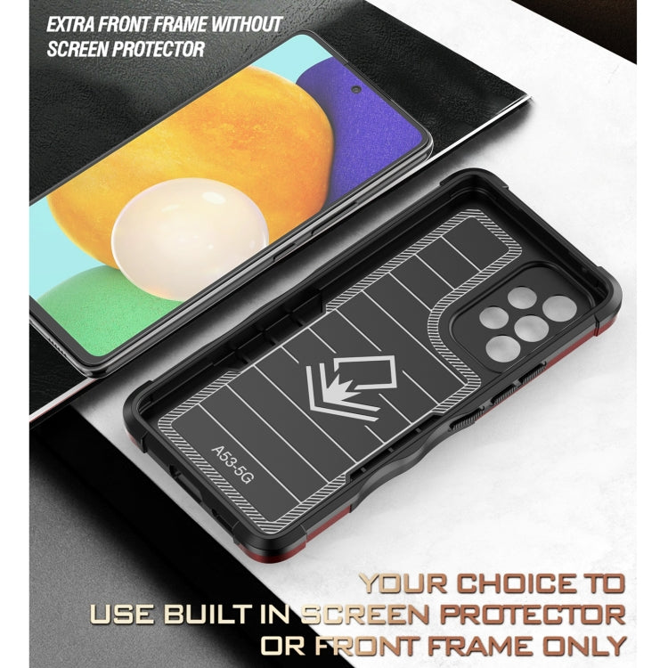 For Samsung Galaxy A53 5G Ring Holder Non-slip Armor Phone Case