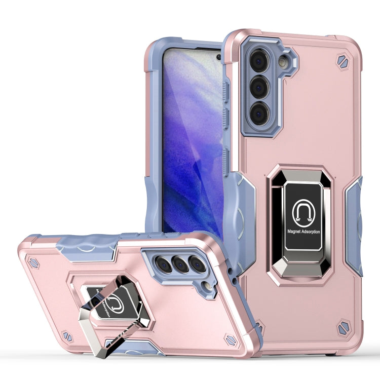 For Samsung Galaxy S21 5G Ring Holder Non-slip Armor Phone Case