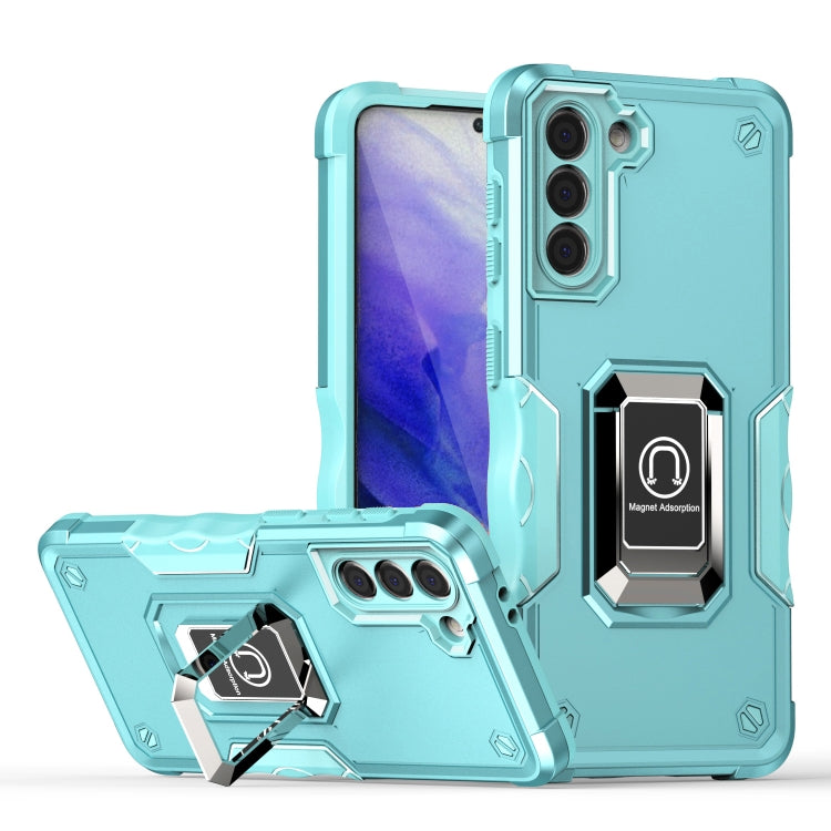 For Samsung Galaxy S21 5G Ring Holder Non-slip Armor Phone Case