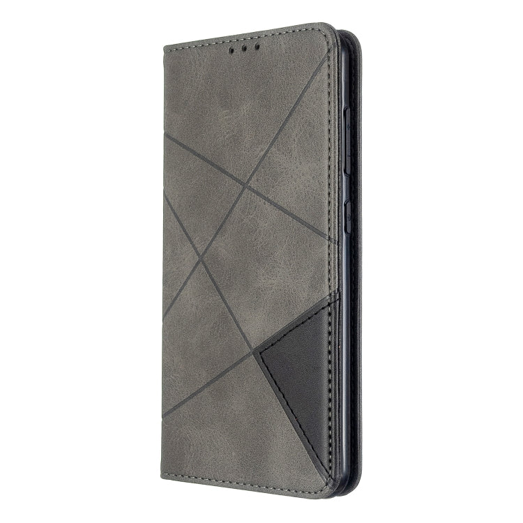For Nokia 6.2 / 7.2 Rhombus Texture Horizontal Flip Magnetic Leather Case with Holder & Card Slots