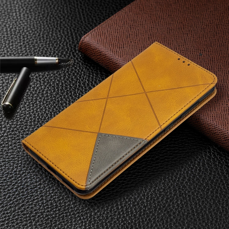 For Nokia 6.2 / 7.2 Rhombus Texture Horizontal Flip Magnetic Leather Case with Holder & Card Slots