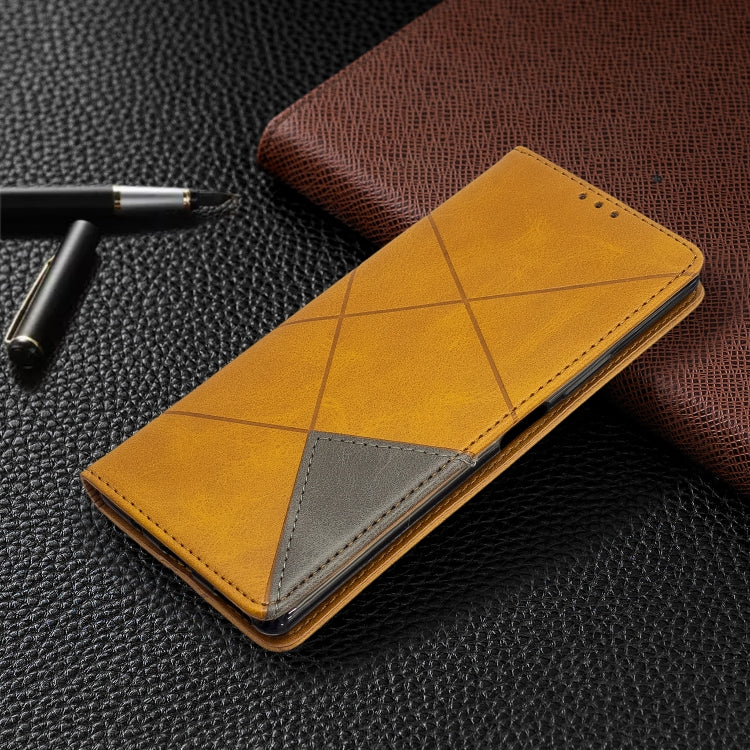 For Sony Xperia 8 Rhombus Texture Horizontal Flip Magnetic Leather Case with Holder & Card Slots