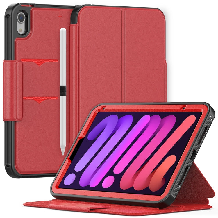 For iPad mini 6 Litchi Texture PU Leather Tablet Case