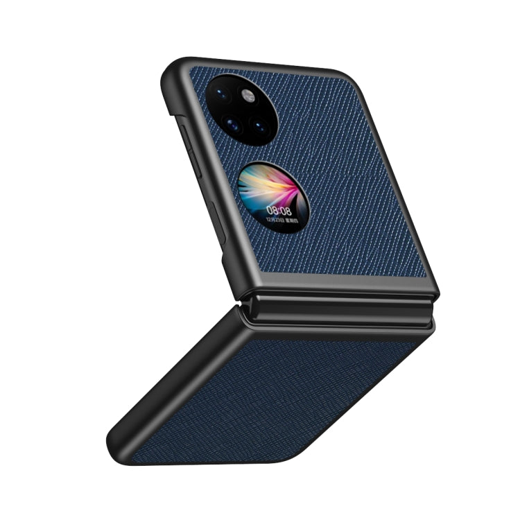 For Huawei P50 Pocket Cross Texture Shockproof Phone Case