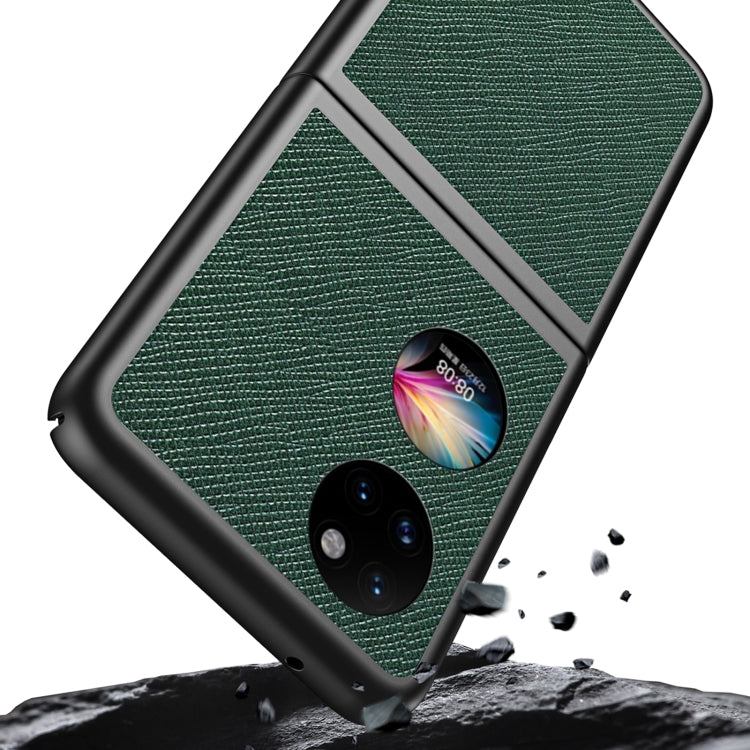 For Huawei P50 Pocket Cross Texture Shockproof Phone Case