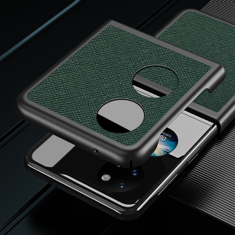 For Huawei P50 Pocket Cross Texture Shockproof Phone Case