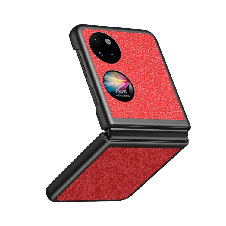 For Huawei P50 Pocket Litchi Texture Shockproof Phone Case