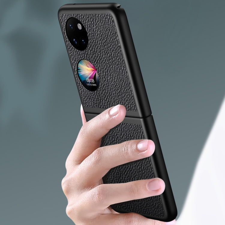 For Huawei P50 Pocket Litchi Texture Shockproof Phone Case