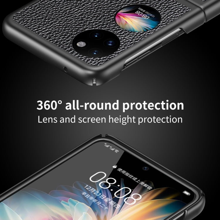 For Huawei P50 Pocket Litchi Texture Shockproof Phone Case