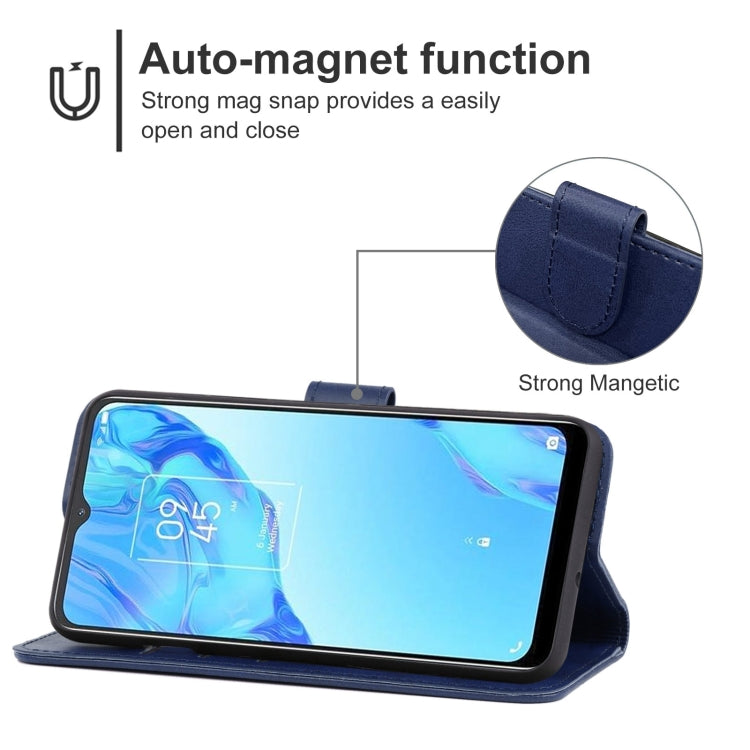 Leather Phone Case For TCL 20B