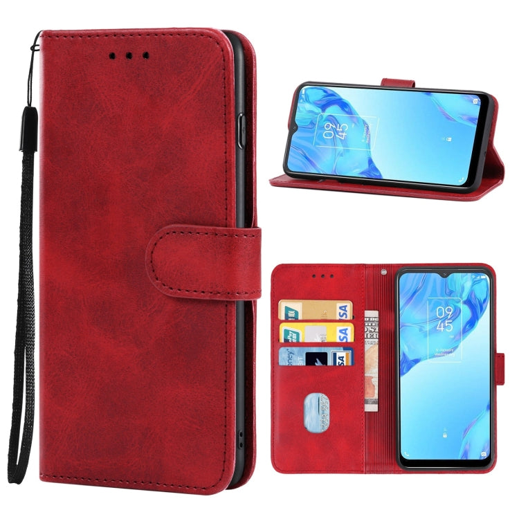 Leather Phone Case For TCL 20B