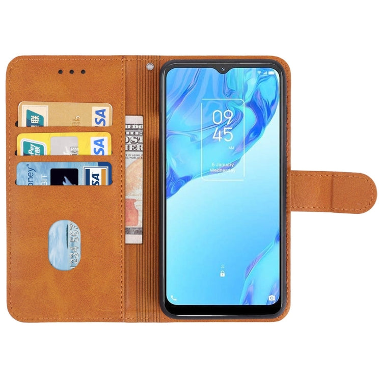 Leather Phone Case For TCL 20B