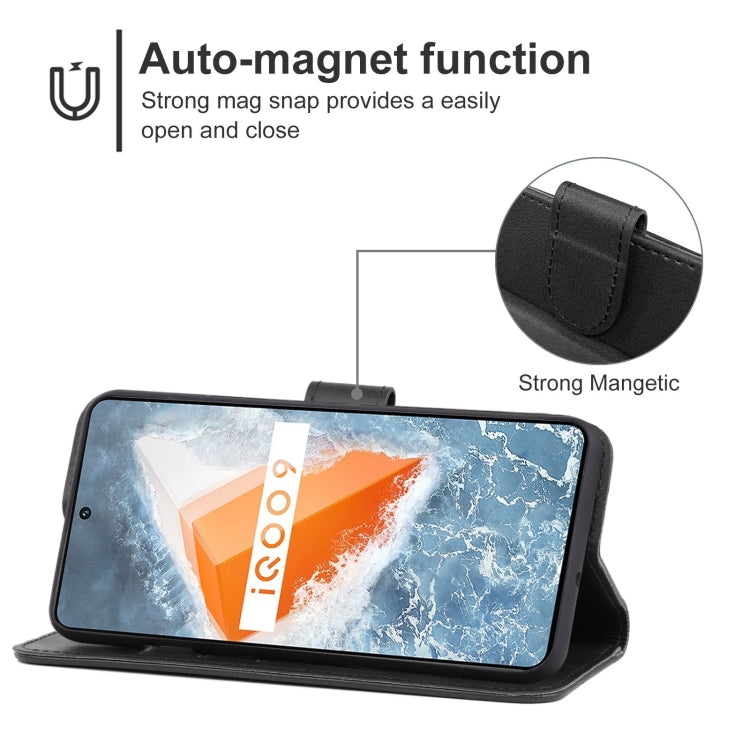 Leather Phone Case For vivo iQOO 9