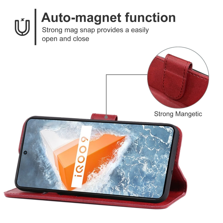 Leather Phone Case For vivo iQOO 9