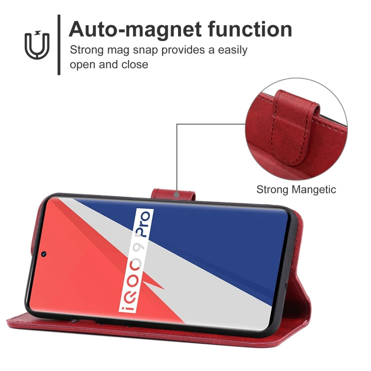 Leather Phone Case For vivo iQOO 9 Pro