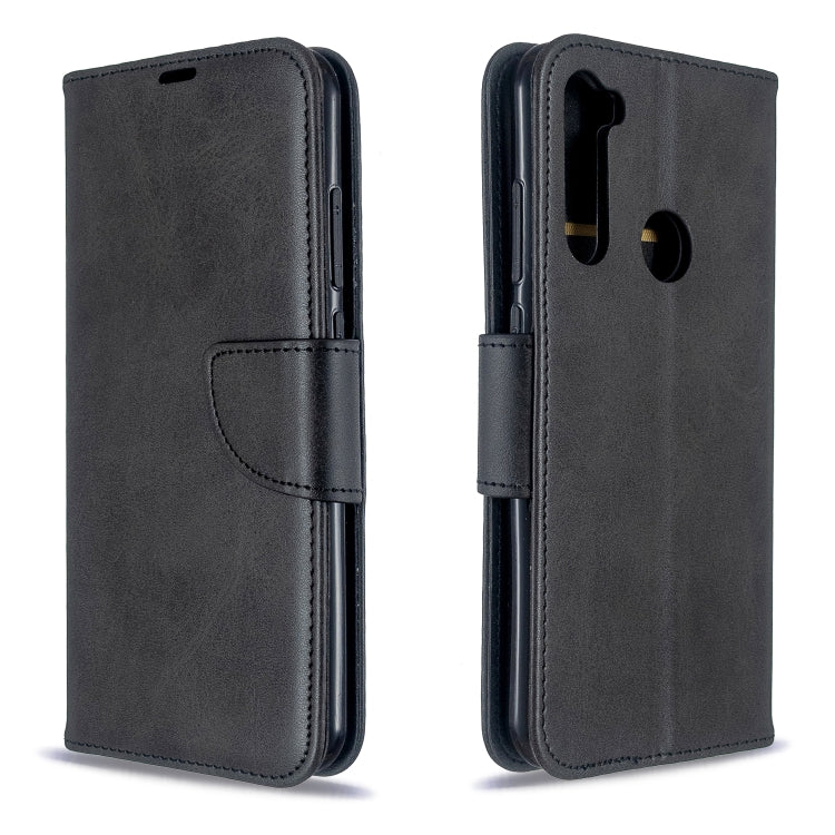 For Xiaomi Redmi Note 8T Retro Lambskin Texture Pure Color Horizontal Flip PU Leather Case with Holder & Card Slots & Wallet & Lanyard