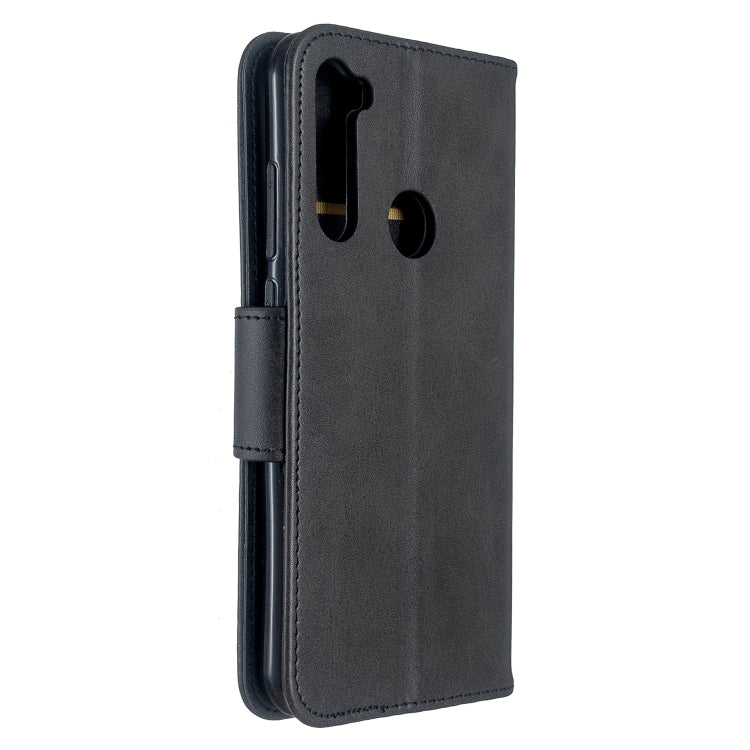 For Xiaomi Redmi Note 8T Retro Lambskin Texture Pure Color Horizontal Flip PU Leather Case with Holder & Card Slots & Wallet & Lanyard