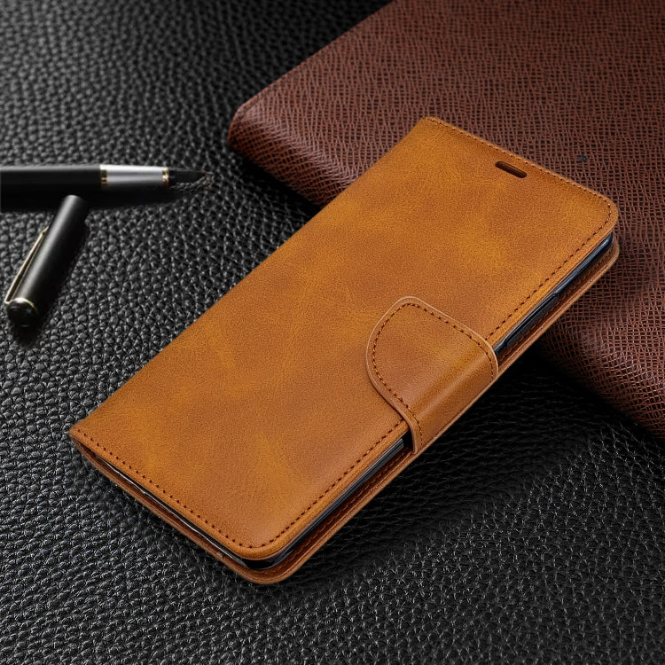For Xiaomi CC9 Pro / Note 10 / Note 10 Pro Retro Lambskin Texture Pure Color Horizontal Flip PU Leather Case with Holder & Card Slots & Wallet & Lanyard