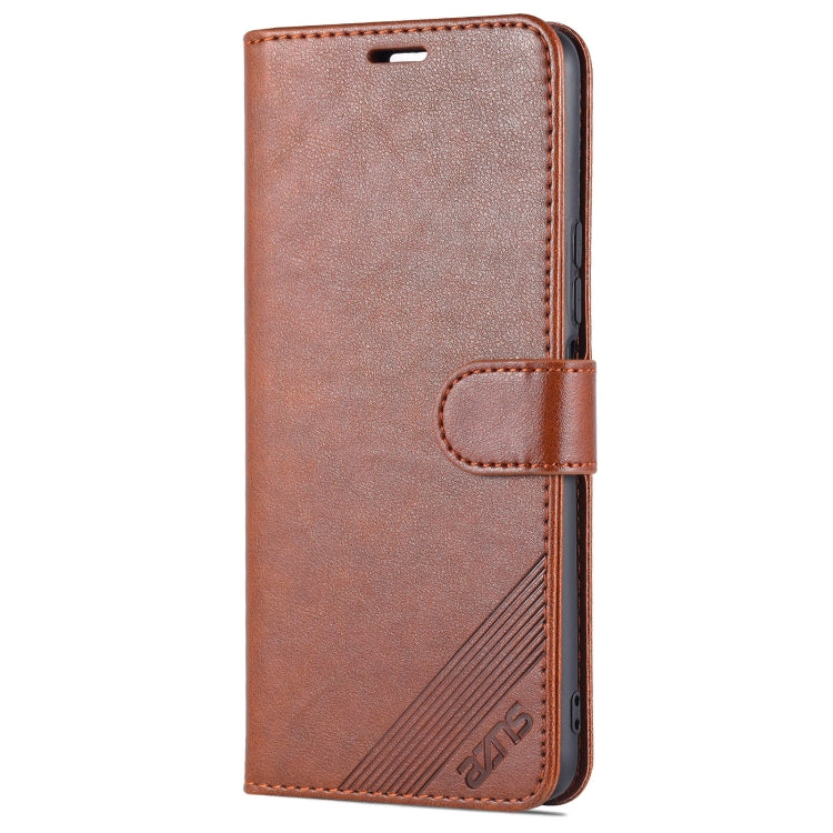 For vivo Y76s / Y74s AZNS Sheepskin Texture Flip Leather Phone Case