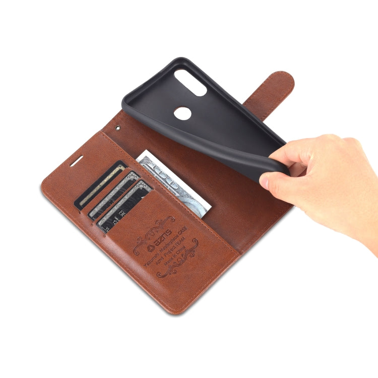 For Huawei Enjoy 20e AZNS Sheepskin Texture Flip Leather Phone Case