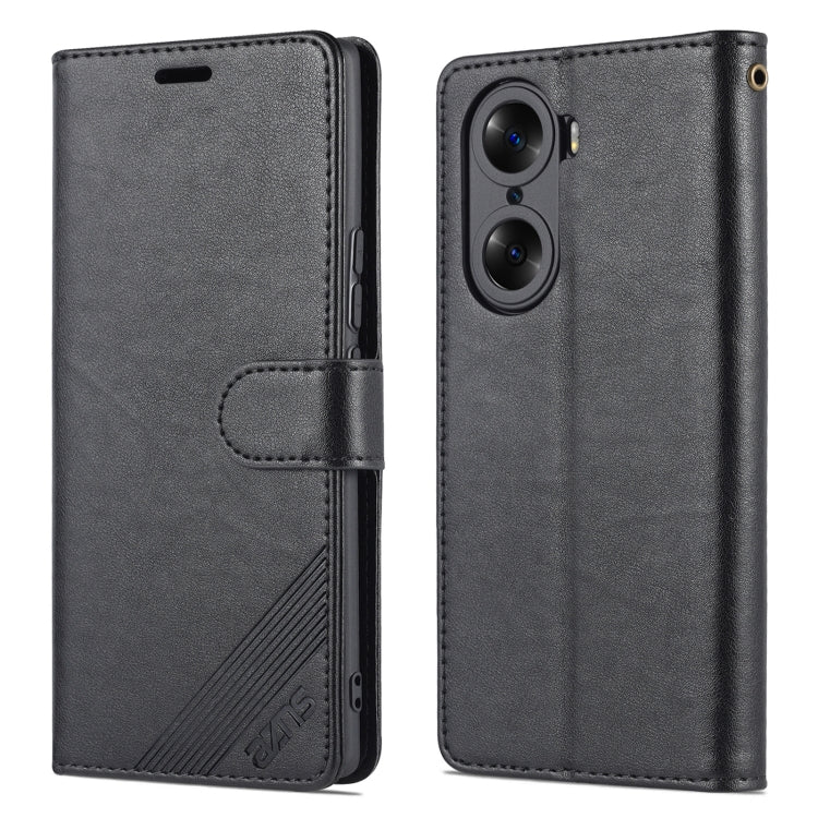For Honor 60 AZNS Sheepskin Texture Flip Leather Phone Case