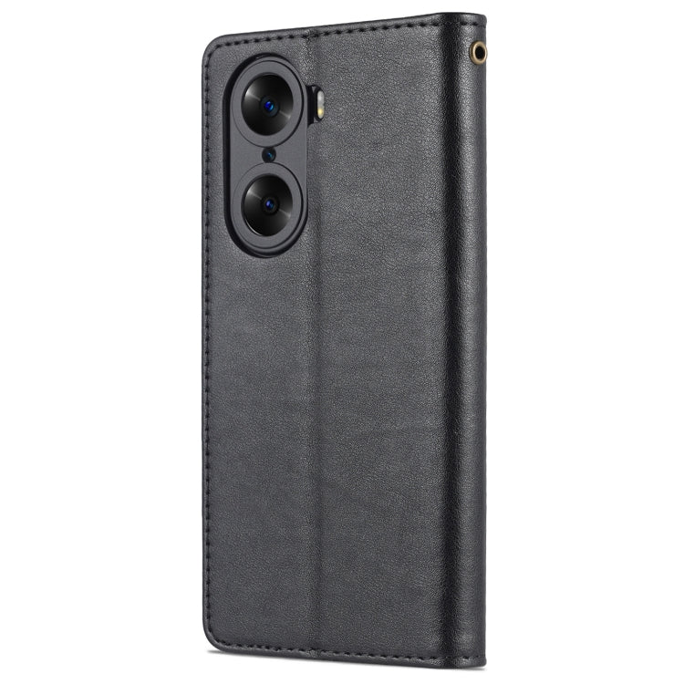 For Honor 60 AZNS Sheepskin Texture Flip Leather Phone Case