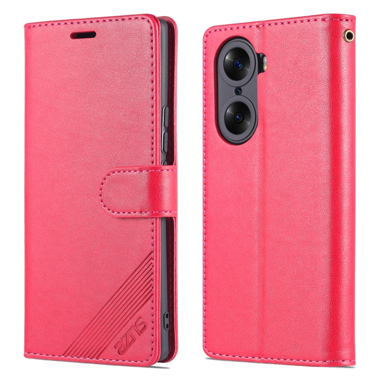 For Honor 60 AZNS Sheepskin Texture Flip Leather Phone Case
