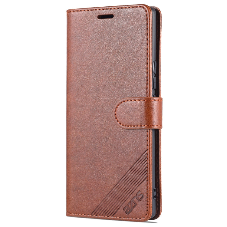 For Honor 60 AZNS Sheepskin Texture Flip Leather Phone Case