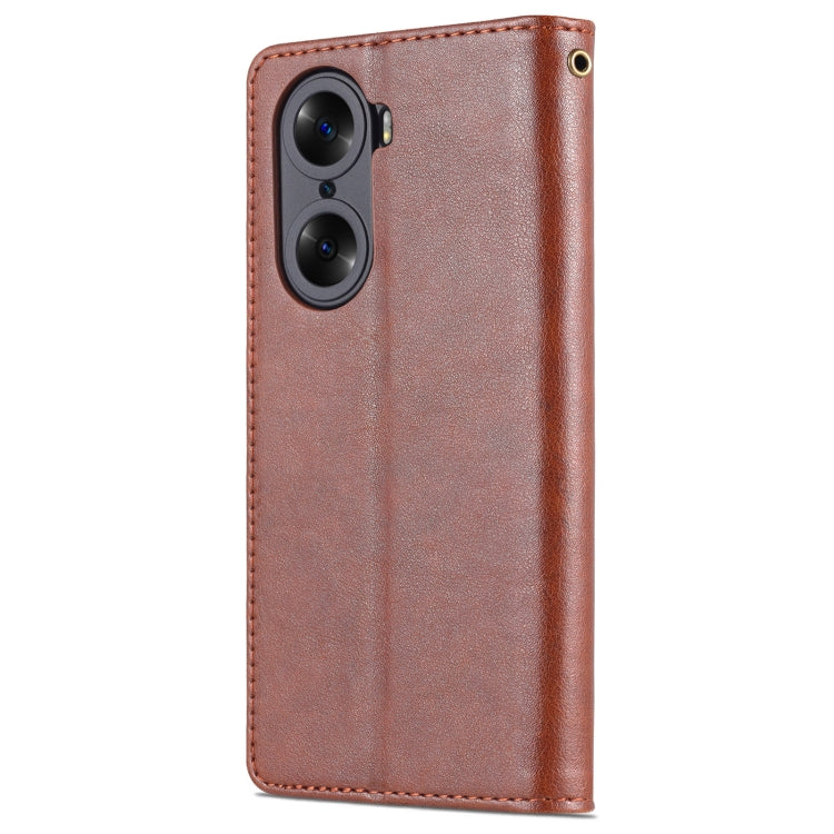 For Honor 60 AZNS Sheepskin Texture Flip Leather Phone Case