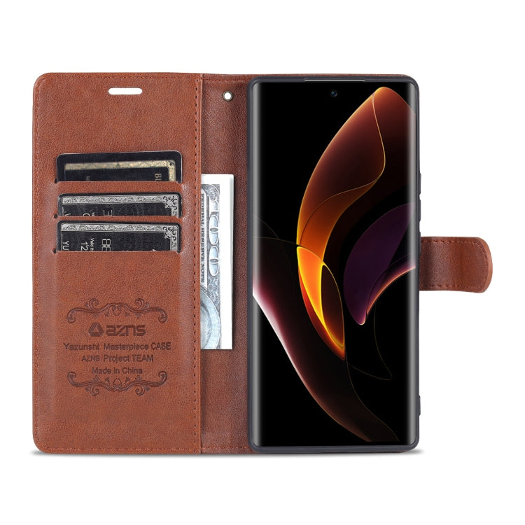 For Honor 60 AZNS Sheepskin Texture Flip Leather Phone Case