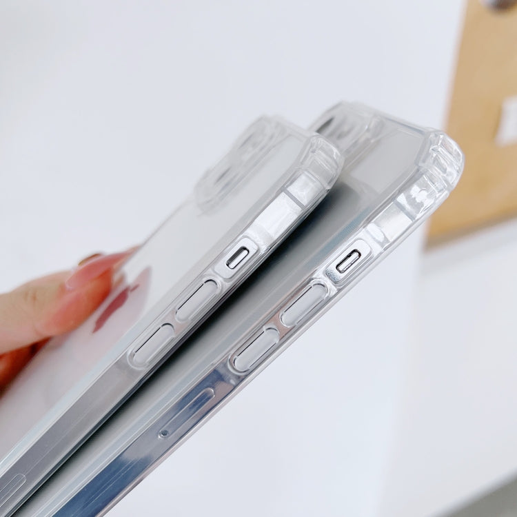 For iPhone 12 Shockproof TPU Phone Case(Transparent)