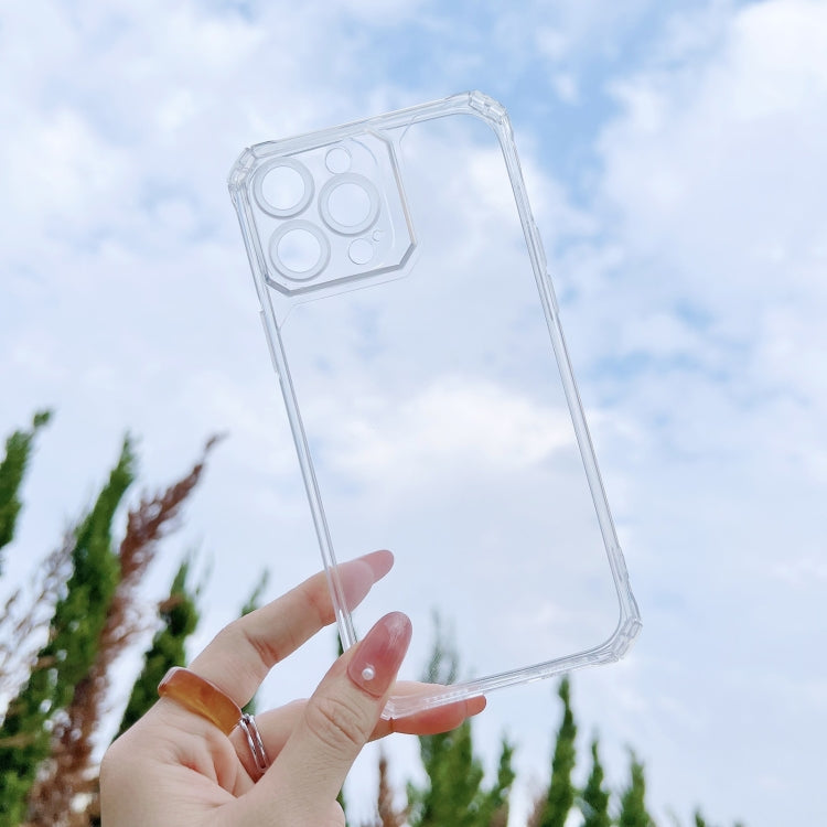 For iPhone 11 Pro Max Shockproof TPU Phone Case (Transparent)