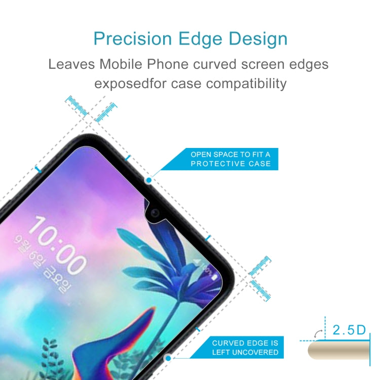 10 PCS 0.26mm 9H 2.5D Tempered Glass Film For LG V50S ThinQ 5G