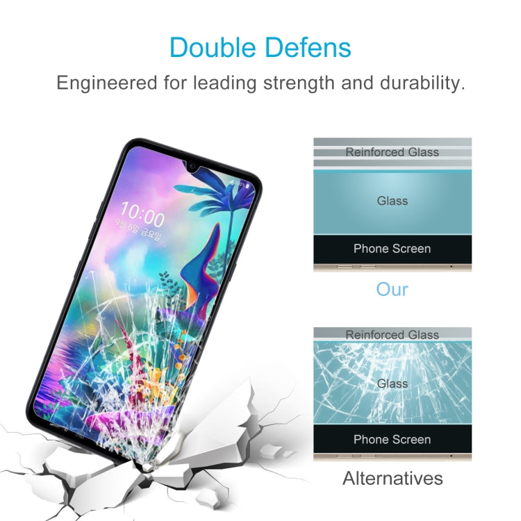 10 PCS 0.26mm 9H 2.5D Tempered Glass Film For LG V50S ThinQ 5G