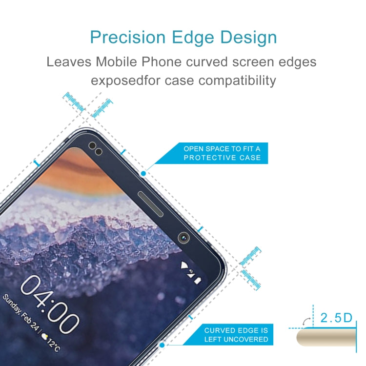 10 PCS 0.26mm 9H 2.5D Tempered Glass Film For Nokia 9 PureView