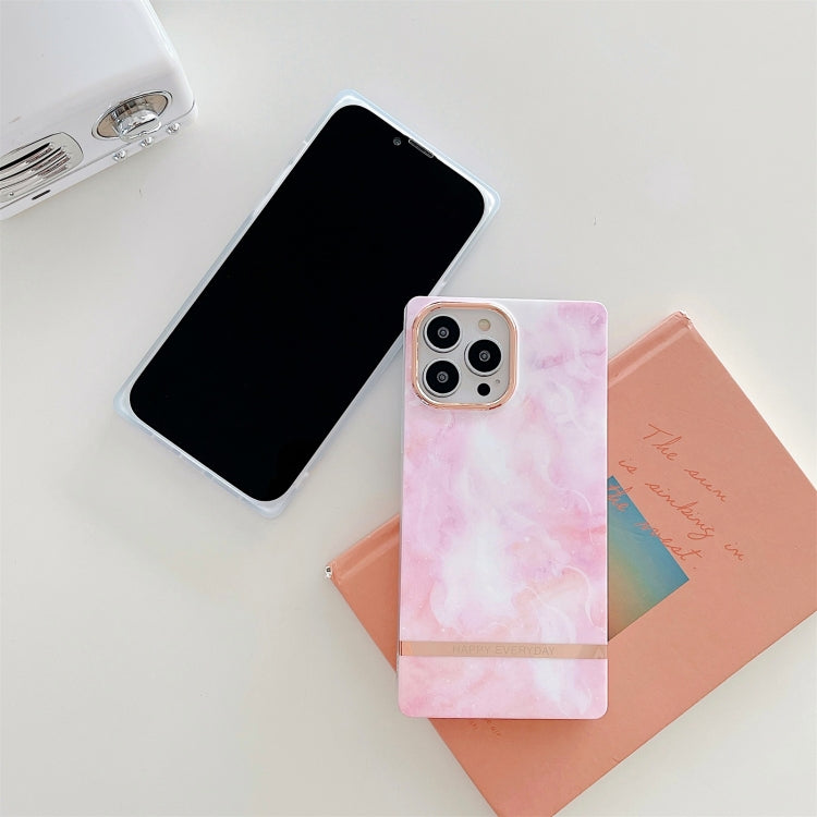 For iPhone 11 Pro Square Plating Gold Edge Phone Case