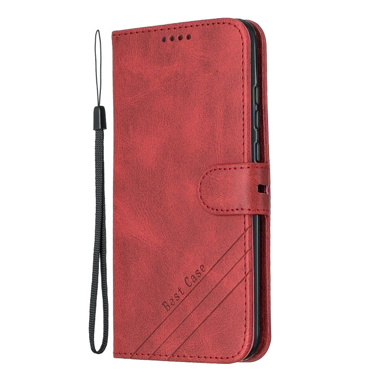 For Huawei Honor 10 Lite Stitching Style 2-Color Cow Texture Horizontal Flip PU Leather Case with Holder & Card Slot & Lanyard