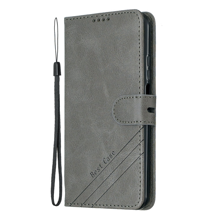 For Huawei Honor 20 Stitching Style 2-Color Cow Texture Horizontal Flip PU Leather Case with Holder & Card Slot & Lanyard
