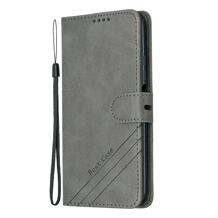 For Huawei Honor 20 Pro Stitching Style 2-Color Cow Texture Horizontal Flip PU Leather Case with Holder & Card Slot & Lanyard
