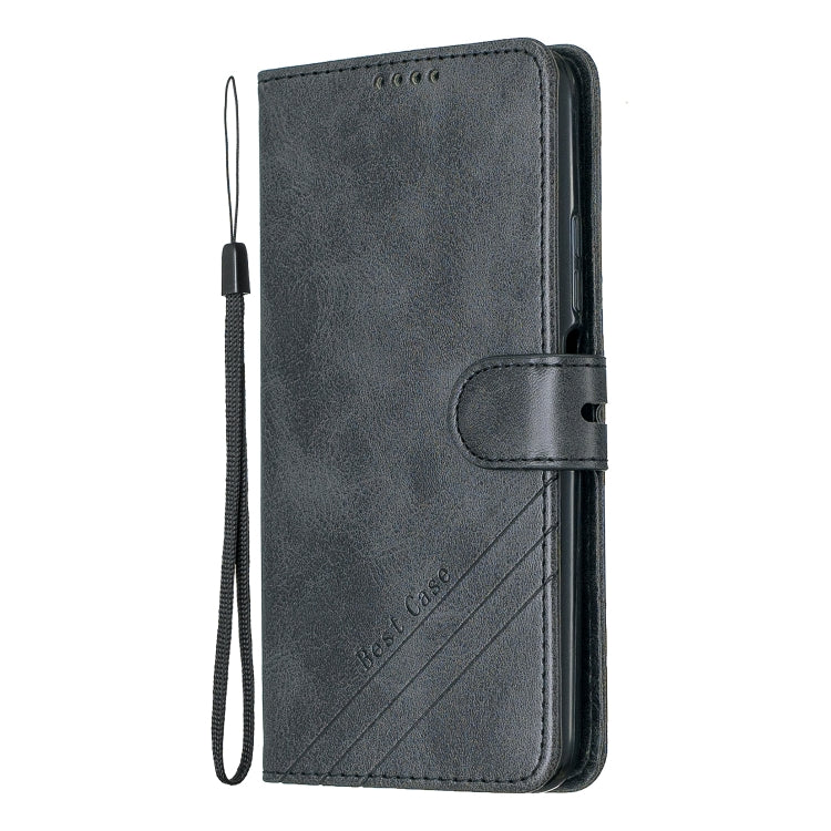 For Huawei Honor 20 Pro Stitching Style 2-Color Cow Texture Horizontal Flip PU Leather Case with Holder & Card Slot & Lanyard