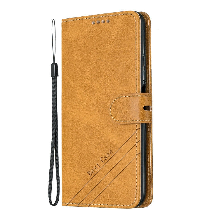 For Huawei Honor 20 Pro Stitching Style 2-Color Cow Texture Horizontal Flip PU Leather Case with Holder & Card Slot & Lanyard