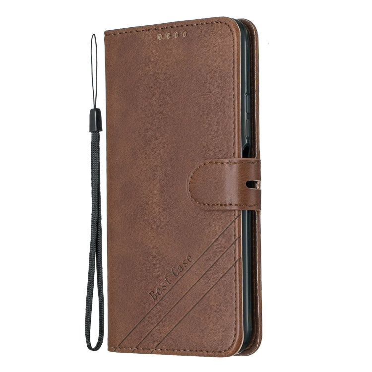 For Huawei Honor 20 Pro Stitching Style 2-Color Cow Texture Horizontal Flip PU Leather Case with Holder & Card Slot & Lanyard