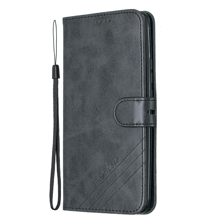 For Huawei P Smart Z Stitching Style 2-Color Cow Texture Horizontal Flip PU Leather Case with Holder & Card Slot & Lanyard