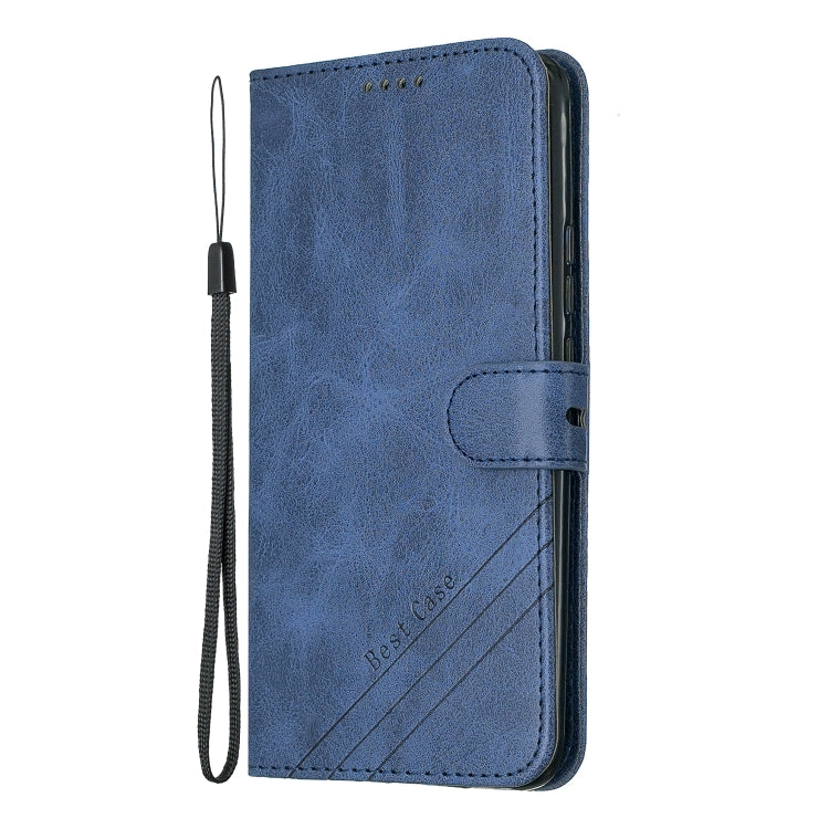 For Huawei P Smart Z Stitching Style 2-Color Cow Texture Horizontal Flip PU Leather Case with Holder & Card Slot & Lanyard