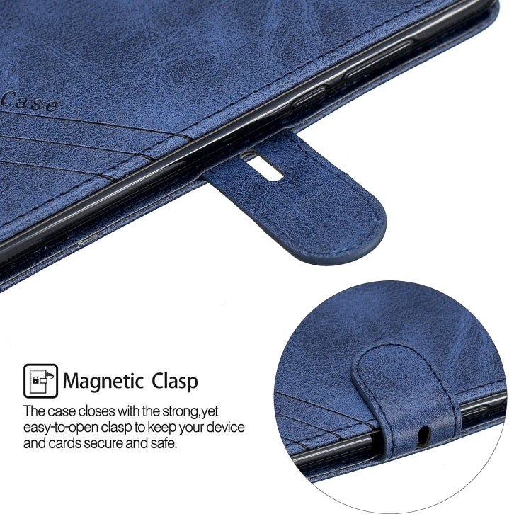 For Huawei P20 Lite Stitching Style 2-Color Cow Texture Horizontal Flip PU Leather Case with Holder & Card Slot & Lanyard
