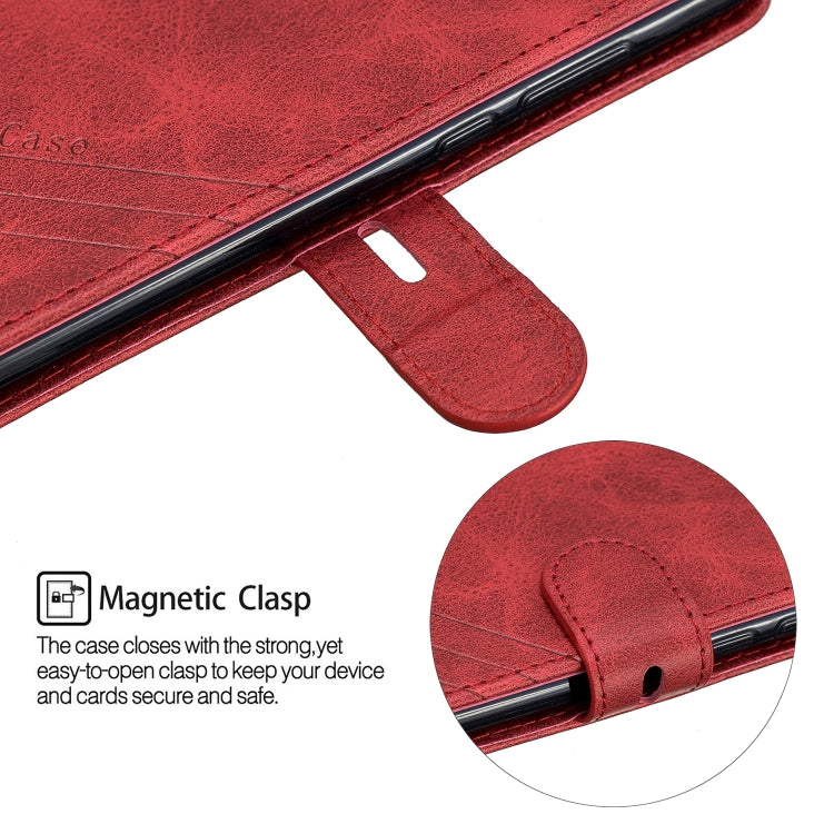 For Huawei P20 Lite 2019 / Stitching Style 2-Color Cow Texture Horizontal Flip PU Leather Case with Holder & Card Slot & Lanyard